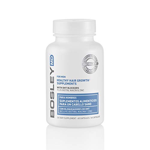 BosleyMD Men's Hair Growth Supplement (2 Month Supply), 60 Count (Pack of 1)