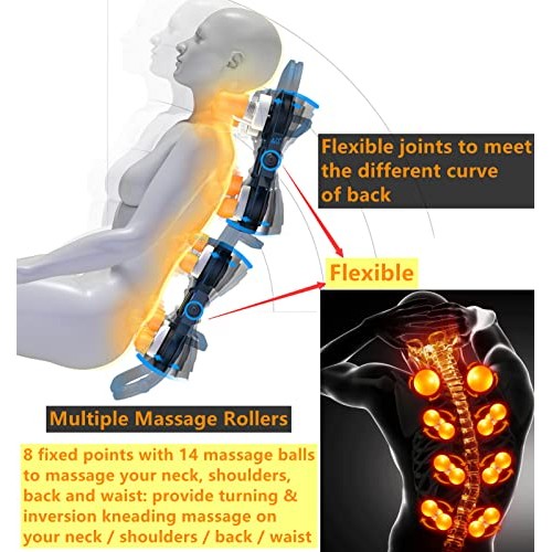 BOSSCARE Massage Chair Recliner with Zero Gravity, Full Body Airbag Massage C...