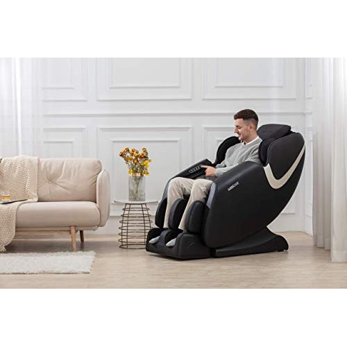 BOSSCARE Massage Chair Recliner with Zero Gravity, Full Body Airbag Massage C...