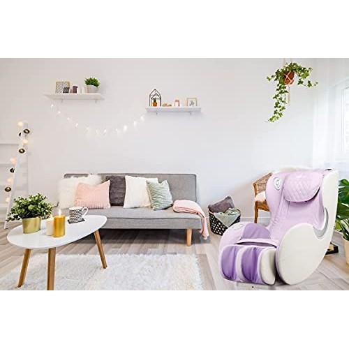 BOSSCARE Small Massage Chairs SL Track Full Body Massage Recliner, Shiatsu Re...