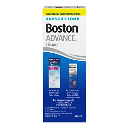 Contact Lens Solution by Boston Advance, for Gas Permeable Contact Lenses, 1 ...