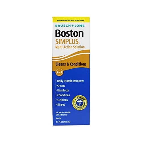Boston Simplus Multi-Action Solution, 3.5 Fluid Ounce, 2-Pack