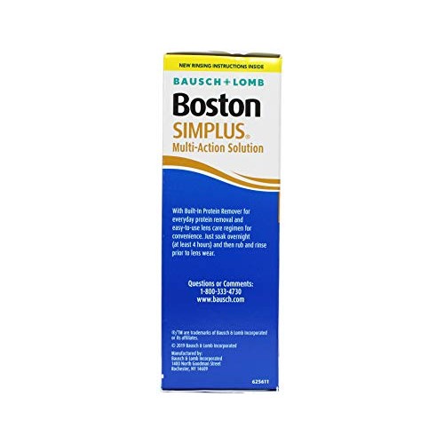 Boston Simplus Multi-Action Solution, 3.5 Fluid Ounce, 2-Pack