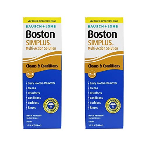 Boston Simplus Multi-Action Solution, 3.5 Fluid Ounce, 2-Pack