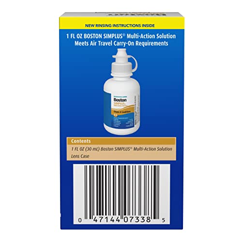 Contact Lens Solution by Boston Simplus, for Gas Permeable Contact Lenses, Co...