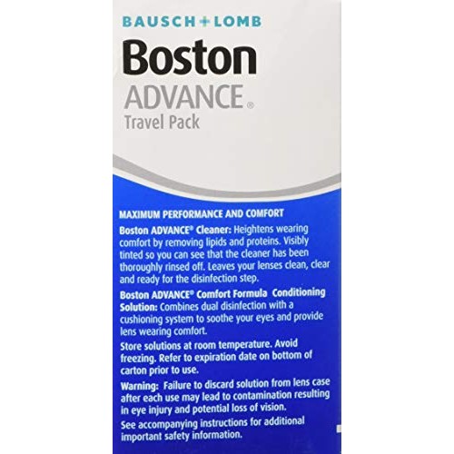 Bausch & Lomb Boston Advance Formula Travel Pack 1 Each, Combo