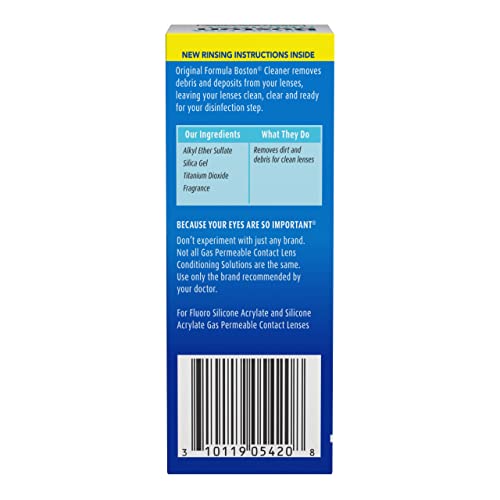 Bausch & Lomb Boston Original Cleaner 1 Fl Oz (Pack of 1)