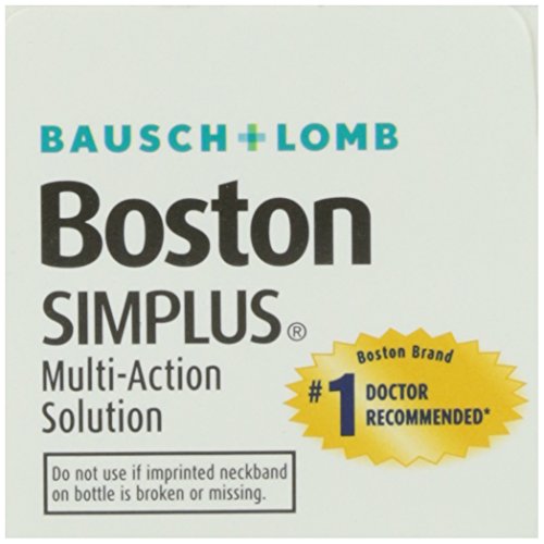 Bausch & Lomb Boston Simplus Multi-Action Solution, 3.5 oz, (for rigid gas pe...