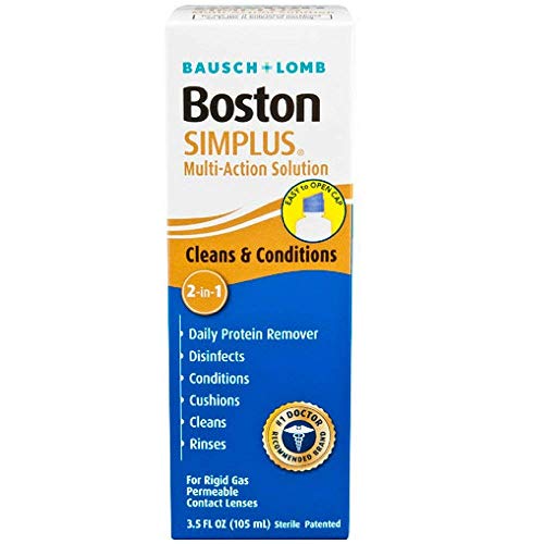 Bausch & Lomb Boston Simplus Multi Action Solution with Daily Protein Remover...