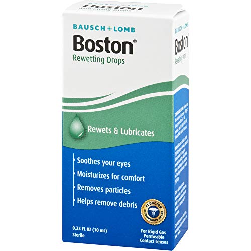 Contact Lens Solution by Boston, Rewetting Solution for Gas Permeable Contact...