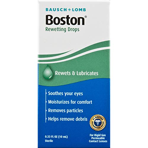 Contact Lens Solution by Boston, Rewetting Solution for Gas Permeable Contact...