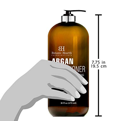 BOTANIC HEARTH Argan Oil Shampoo and Conditioner Set - with Keratin, Restorat...