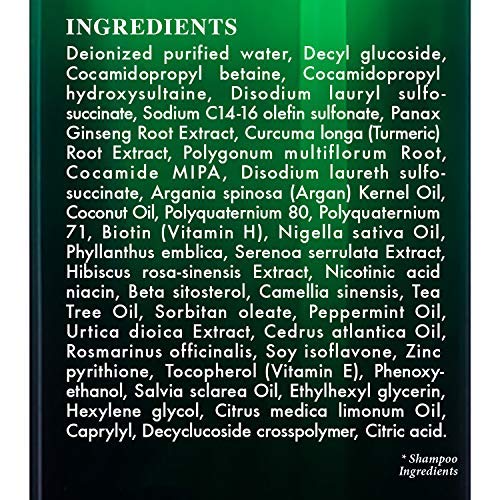 BOTANIC HEARTH Peppermint Oil Shampoo and Conditioner Set - Hair Blooming For...