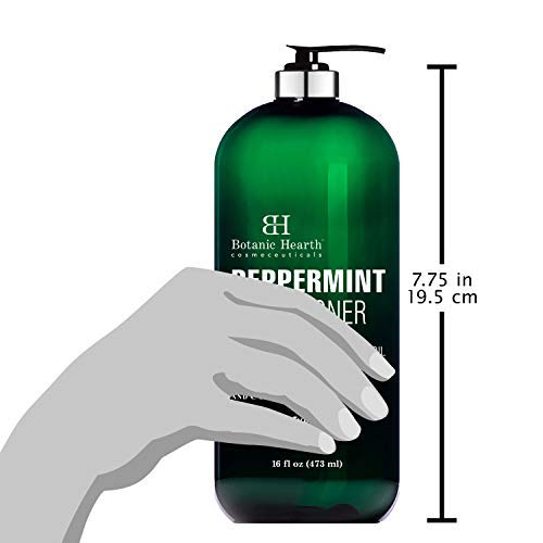 BOTANIC HEARTH Peppermint Oil Shampoo and Conditioner Set - Hair Blooming For...