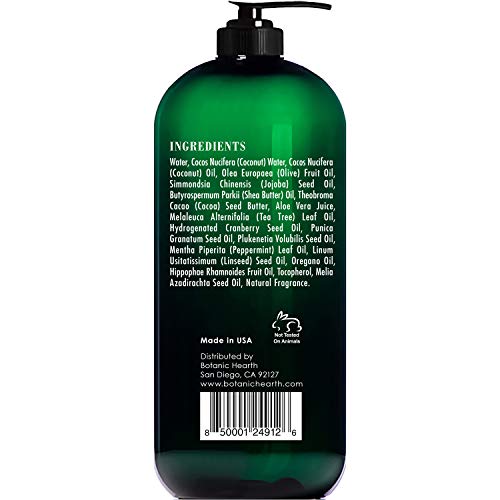 BOTANIC HEARTH Tea Tree Body Wash, Helps with Nails, Athletes Foot, Ringworms...