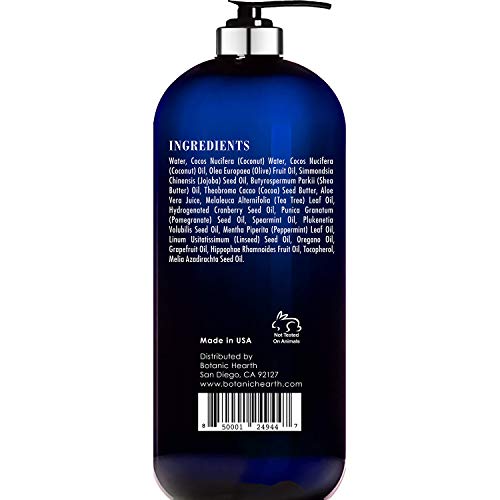BOTANIC HEARTH Tea Tree Oil Body Wash with Mint - Paraben Free, Helps Fight B...