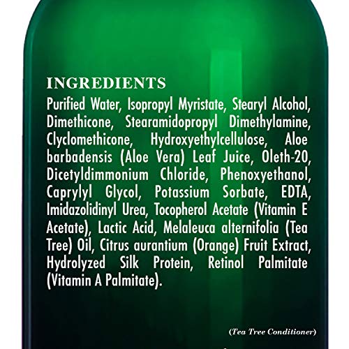 Botanic Hearth Tea Tree Shampoo and Conditioner Set - with 100% Pure Tea Tree...