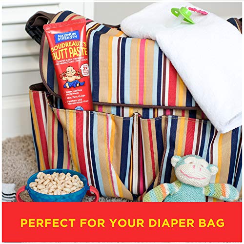 Boudreaux's Butt Paste Diaper Rash Cream, Maximum Strength, 4 Oz Tube