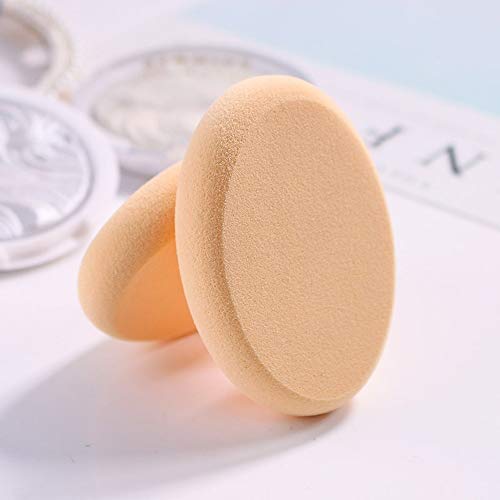 Oval Puff 2 Packs Skin Tone and Pink Make-up Egg Air Cushion Puff Beauty Egg ...