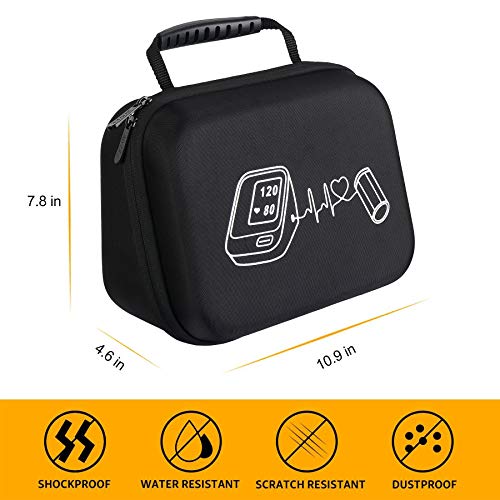 BOVKE Carrying Travel Case Replacement for Omron 10 Series BP7450 BP7350 Plat...