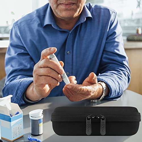 BOVKE Diabetic Supplies Travel Case, Diabetic Organizer Bag for Glucose Meter...