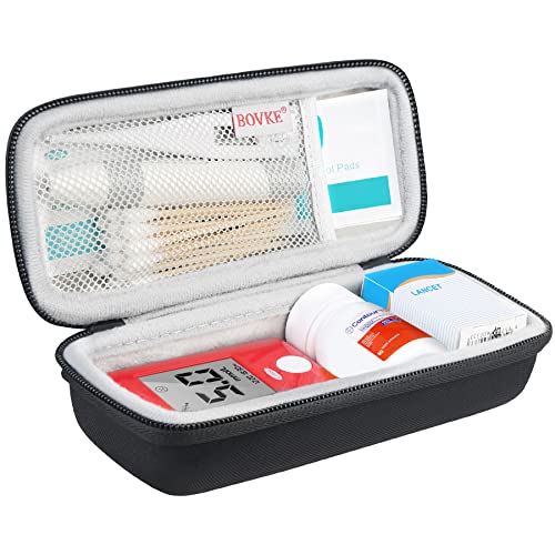 BOVKE Diabetic Supplies Travel Case, Diabetic Organizer Bag for Glucose Meter...