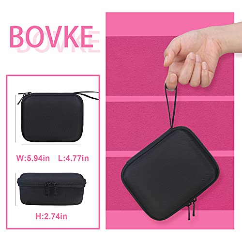 BOVKE Efile Nail Bits Travel Case Nail Drill Bits Holder Nail File Bits Stora...