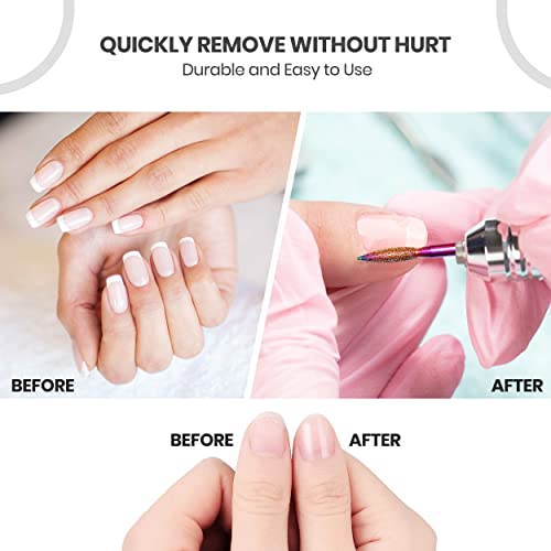 Boxgrove Nail Drill Bits Set of 8Pcs Multicolor Professional tools for Manicu...