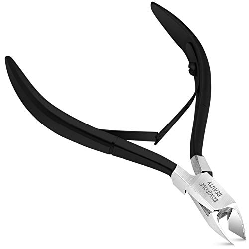 Professional Cuticle Cutter & Pusher Trimmer Manicure Tools with Double Sprin...