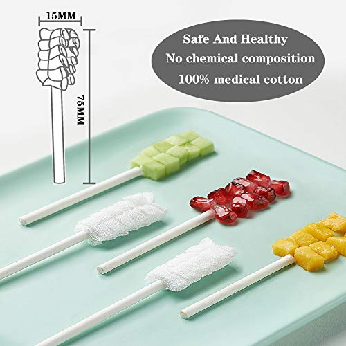 100 Pcs Baby Disposable Gauze Toothbrush,Baby Tongue Cleaner Scraper Newborn,...