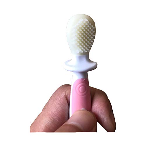 3Pcs/Set Baby Tongue Cleaner/Scraper Newborn+Soft Bristle Toothbrush+Silicone...