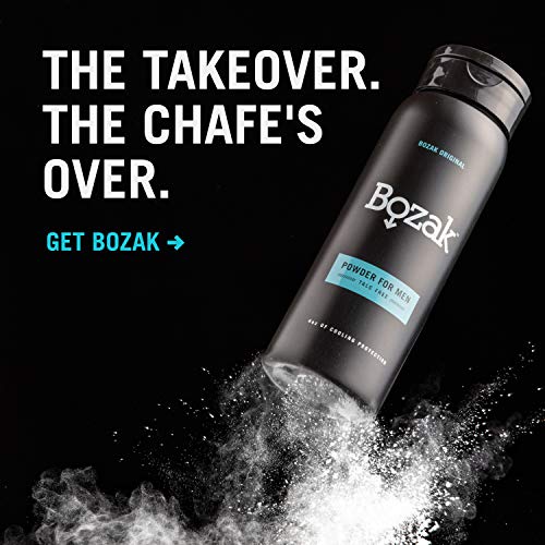 Bozak Cooling Body and Foot Powder for Men – Talc Free, Jock Itch Defense, De...
