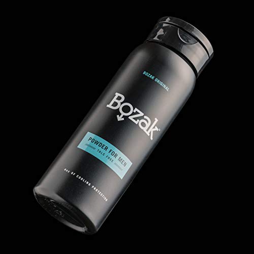 Bozak Cooling Body and Foot Powder for Men – Talc Free, Jock Itch Defense, De...