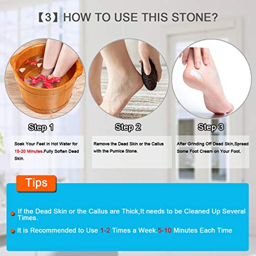 Natural Volcanic Lava Pumice Stone for Feet Pumice Callus Remover for Feet Stone