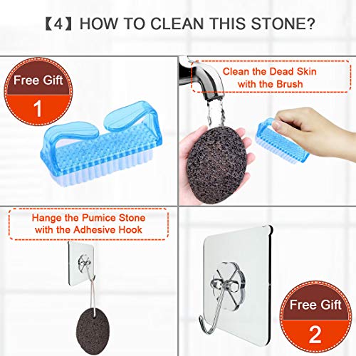 Natural Volcanic Lava Pumice Stone for Feet Pumice Callus Remover for Feet Stone