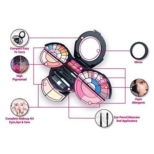 BR deluxe makeup palette (64 colors) - extra pearl shine