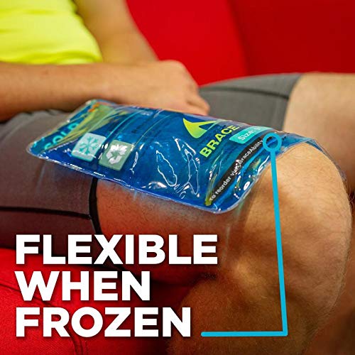BraceAbility Reusable Heat/Ice Pack for Injuries | Kid Friendly, Flexible Hot...