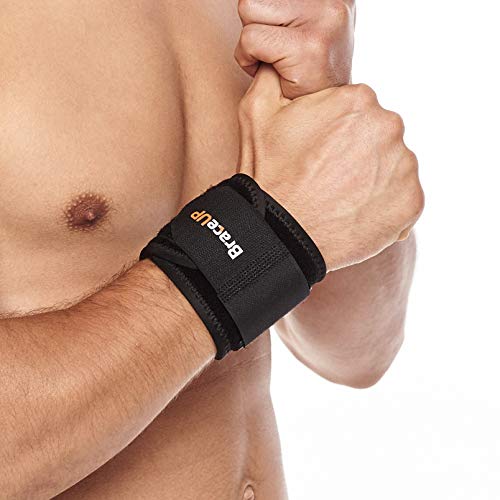 Wrist Compression Strap and Wrist Wraps by BraceUP - Wrist Bands, Braces for ...