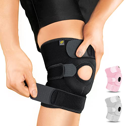 Bracoo Adjustable Compression Knee Patellar Tendon Support Brace for Men Wome...