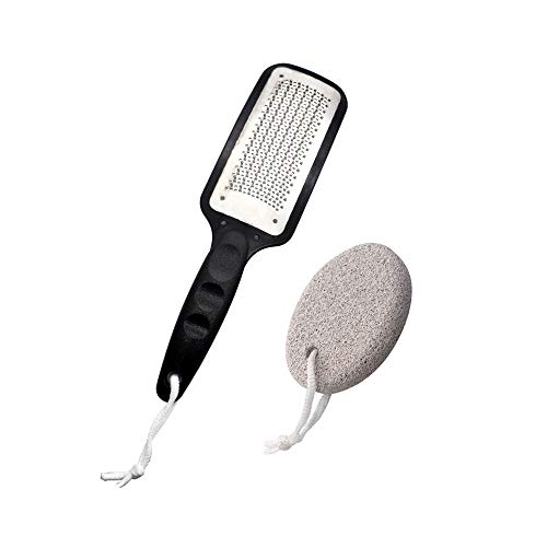 The Original Pumice Stone for Feet and Foot File Set – Rust-Resistant Stainle...