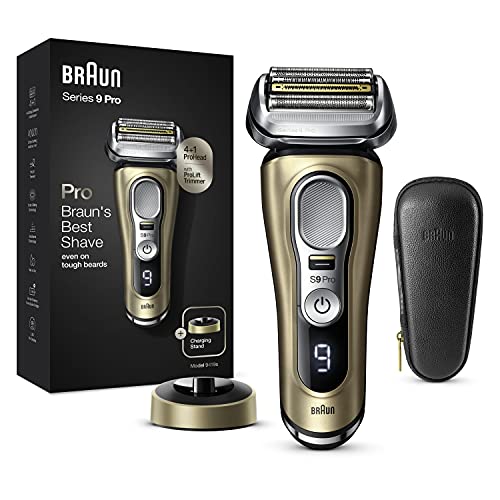 Braun Electric Foil Razor for Men, Series 9 Pro 9419s Wet & Dry Shaver with P...