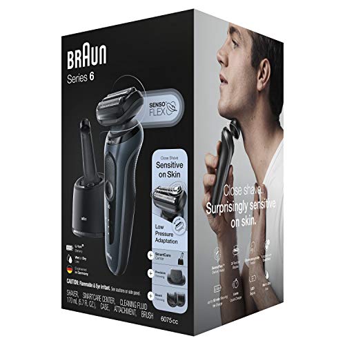 Braun Electric Razor for Men SensoFlex with Beard Trimmer, Rechargeable, Wet ...