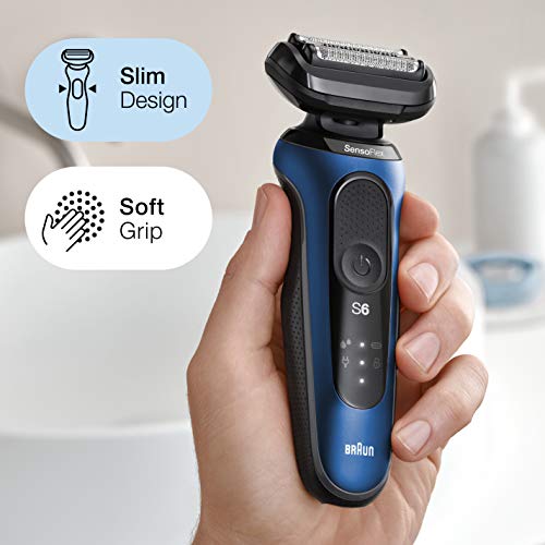 Braun Electric Razor for Men, Series 6 6072cc SensoFlex Electric Foil Shaver ...