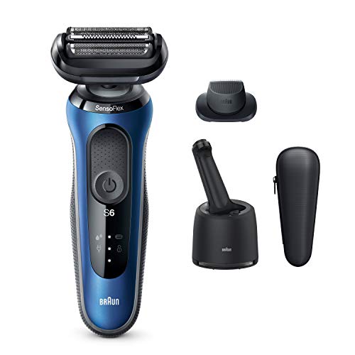 Braun Electric Razor for Men, Series 6 6072cc SensoFlex Electric Foil Shaver ...