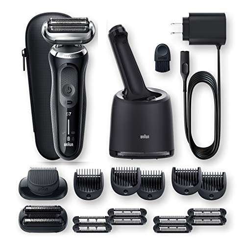 Braun Electric Razor for Men, Series 7 7085cc 360 Flex Head Electric Shaver w...