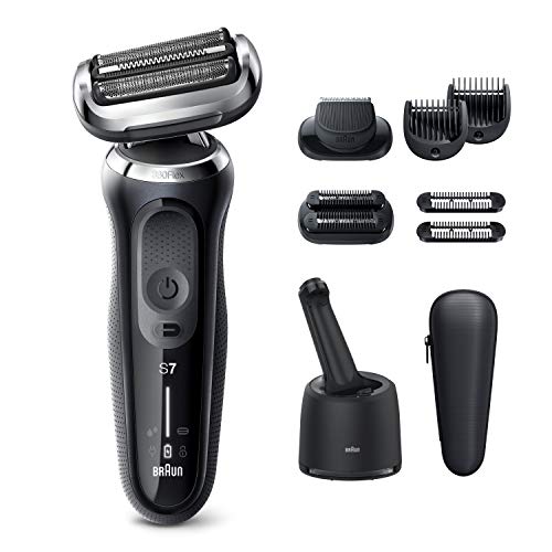 Braun Electric Razor for Men, Series 7 7085cc 360 Flex Head Electric Shaver w...