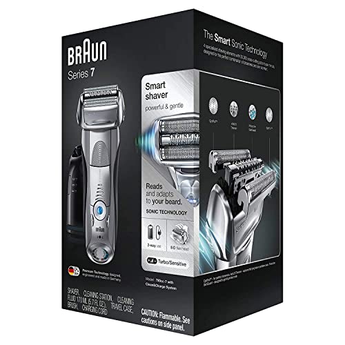 Braun Electric Razor for Men, Series 7 790cc Electric Shaver with Precision T...