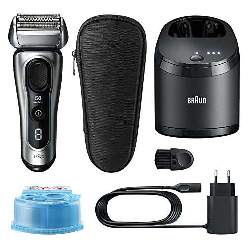 Braun Electric Razor for Men, Series 8 8457cc Electric Foil Shaver with Preci...