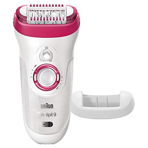 Braun Epilator Silk-epil 9 9-521, Hair Removal for Women, Wet & Dry, Cordless...