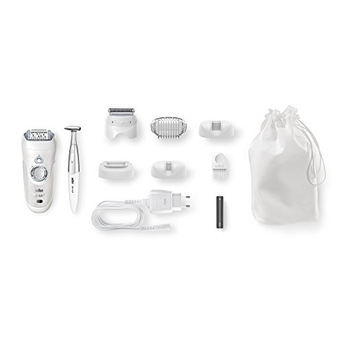 Braun Epilator Silk-épil 7-7561 Facial Hair Removal for Women, Bikini Trimmer...